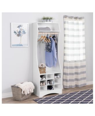 Prepac  Compact Wardrobe with Shoe Storage