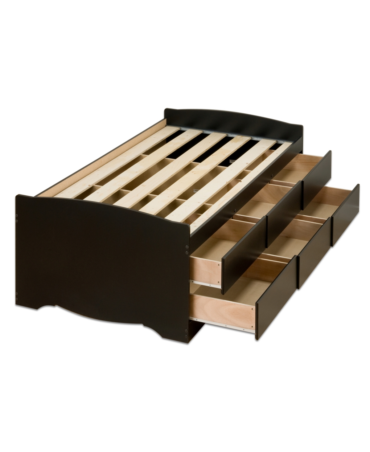 Prepac Tall Twin Captain's Platform Storage Bed With 6 Drawers | ModeSens