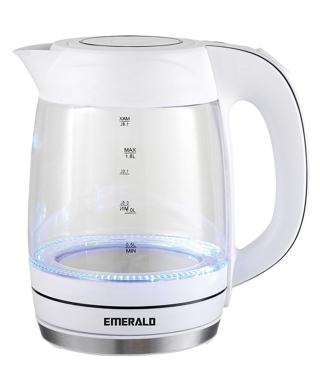 Emerald Electronics USA Inc. Emerald 1.8L Electric Glass Kettle with