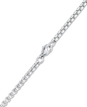 LEGACY for MEN by Simone I. Smith - Men's Wolf Head 24" Pendant Necklace in Stainless Steel