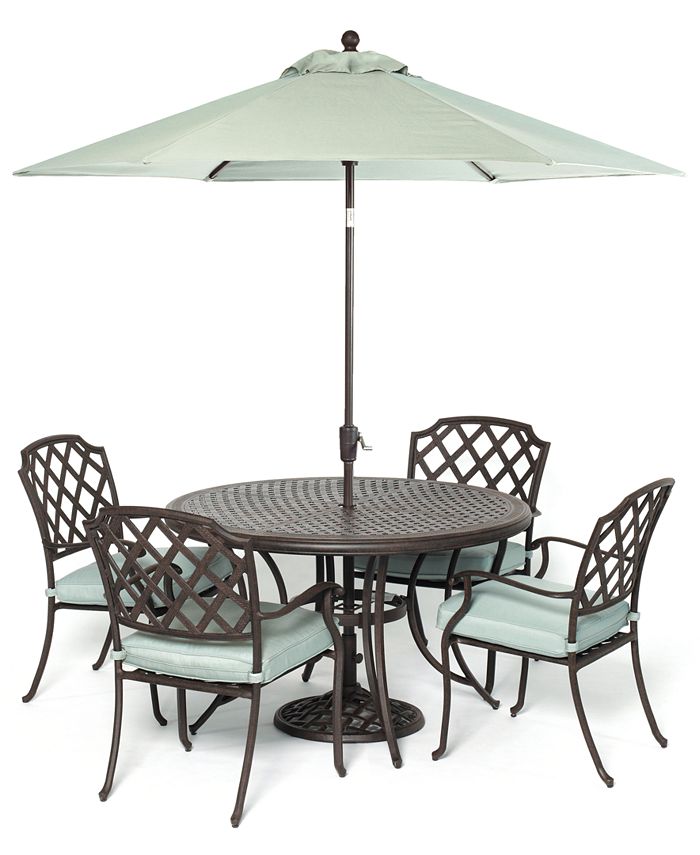Round Dining Table And 4 Chairs, Macys Outdoor Furniture Closeout