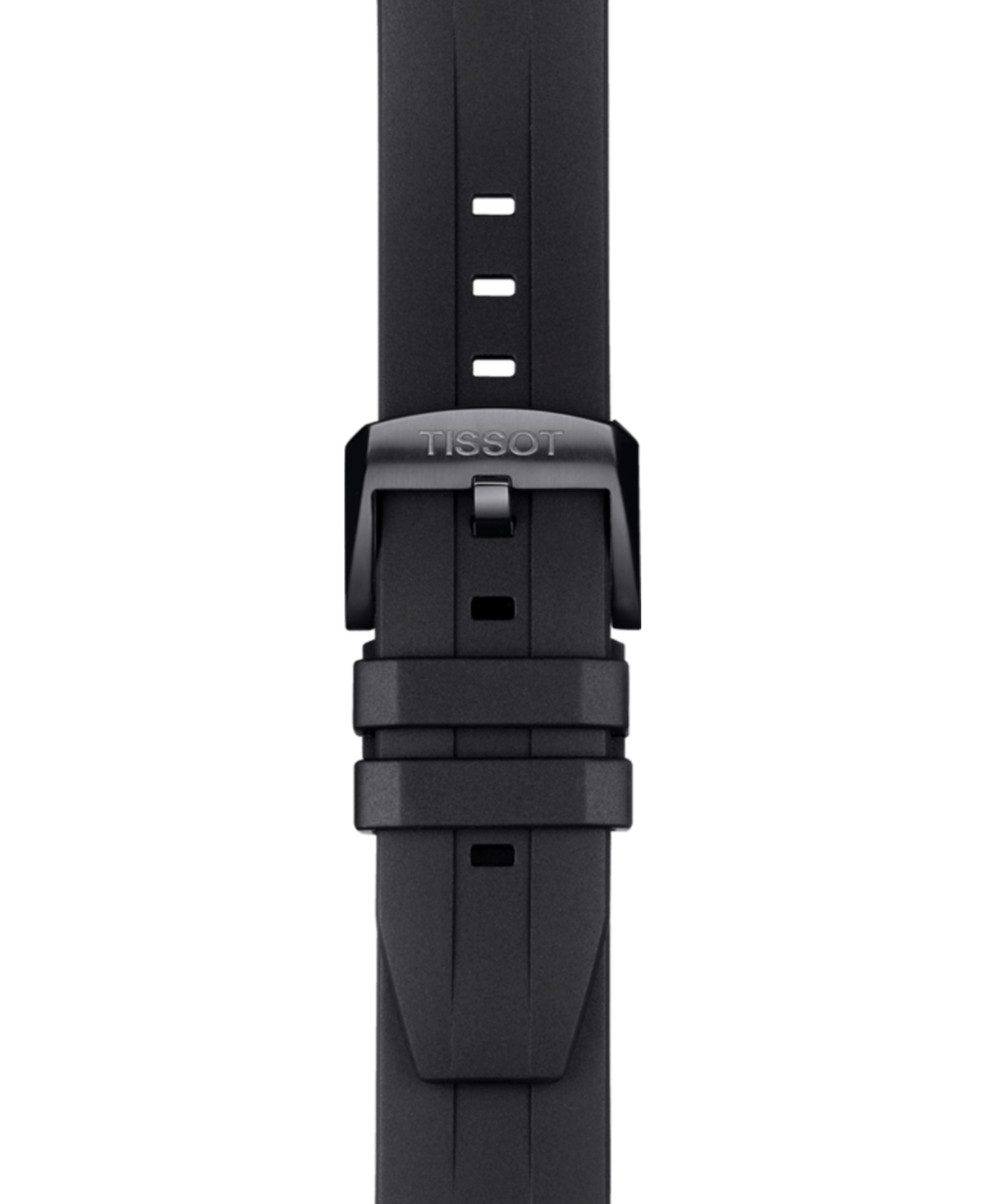 Shop Tissot Men's Swiss Chronograph Seastar Black Rubber Strap Diver Watch 45.5mm