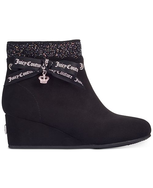 juicy couture wedge booties