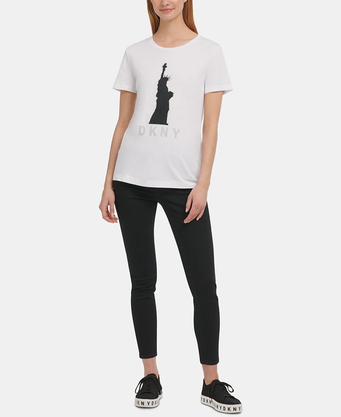 DKNY Statue of Liberty-Graphic T-Shirt - Macy's