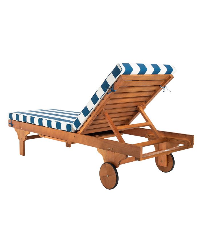Safavieh Newport Chaise Lounge Chair With Side Table Macy's