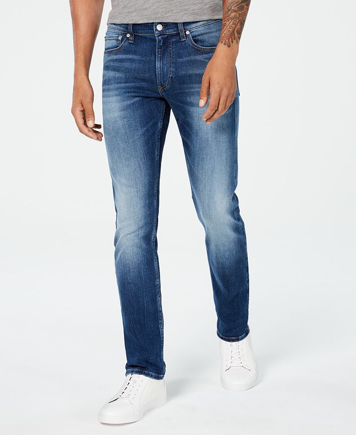 Calvin Klein Jeans Men's Slim-Fit Stretch Jeans - Macy's