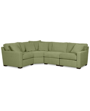 FURNITURE RADLEY FABRIC 4-PIECE SECTIONAL SOFA, CREATED FOR MACY'S