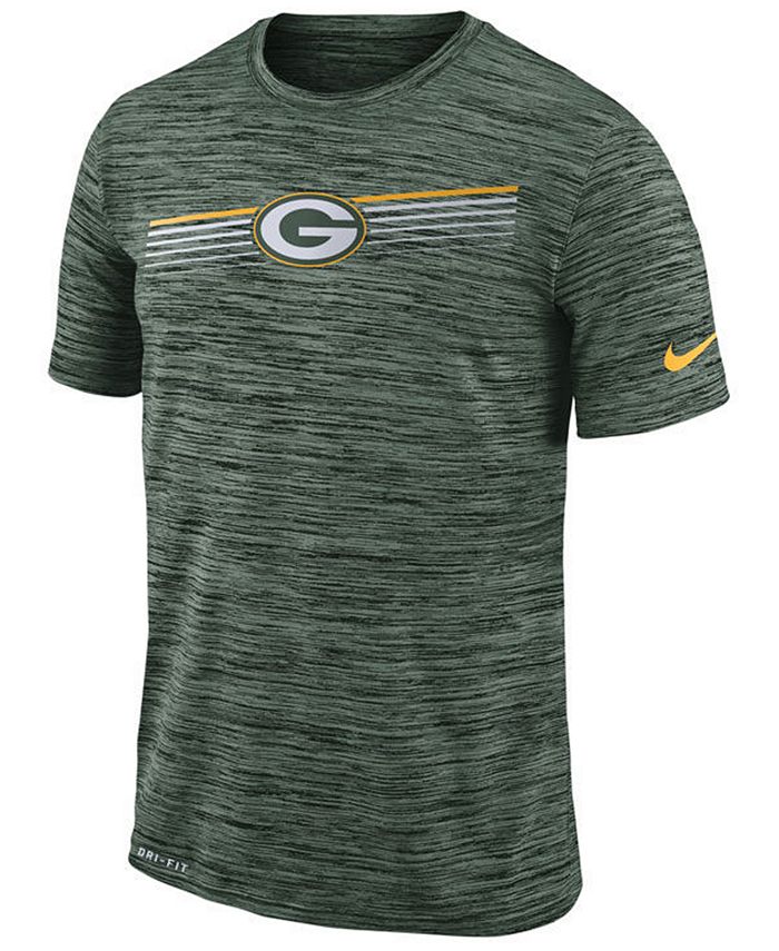 Nike Men's Green Bay Packers Legend Velocity T-Shirt - Macy's