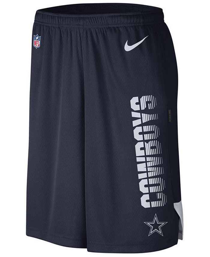 Nike Men's Dallas Cowboys Player Knit Breathe Shorts - Macy's