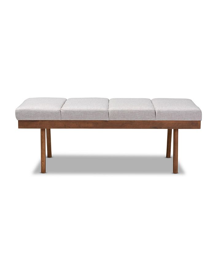 Furniture Larisa Wood Bench - Macy's