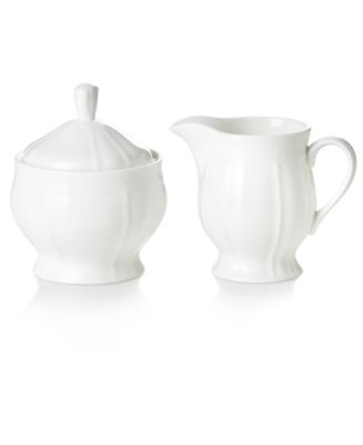 Mikasa Dinnerware, Antique White Sugar and Creamer - Macy's