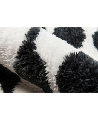 Novogratz Retro Ret-4 Black 5' x 7'6" Area Rug