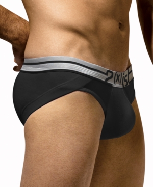 image of 2(x)ist Men-s Underwear, Dual Lifting No Show Tagless Brief