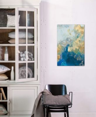 iCanvas Ocean Splash Ii by Pi Galerie Gallery-Wrapped Canvas Print - 60" x 40" x 1.5"