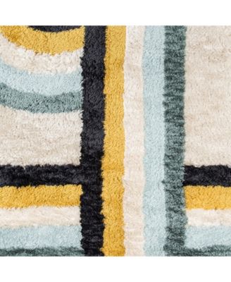 Novogratz Retro Ret-3 Blue 7'6" x 9'6" Area Rug