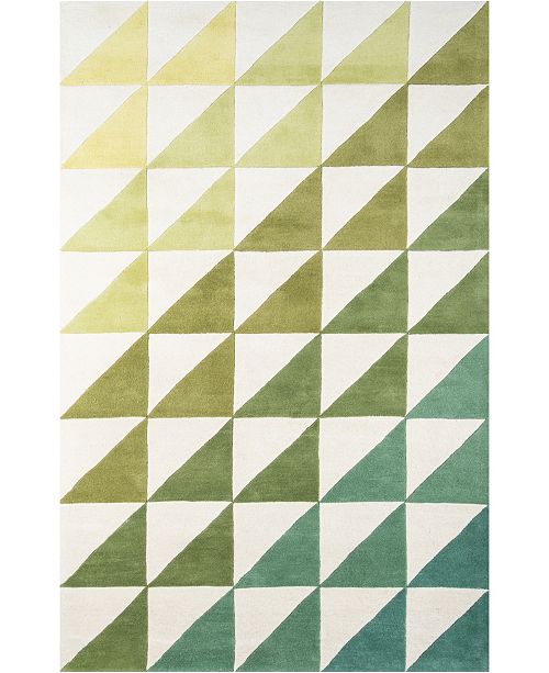 Novogratz Collection Novogratz Delmar Del 6 Lime 9 X 12 Area Rug Reviews Rugs Macy S