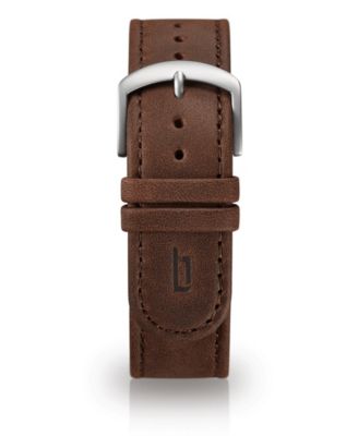 L1 Gray Leather Watch 42mm