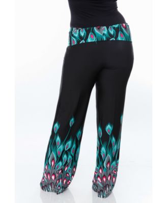 Plus Size Printed Palazzo Pants