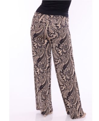 Plus Size Printed Palazzo Pants