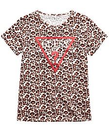 Big Girls Animal-Print Logo T-Shirt