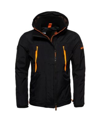 tech hood pop zip windcheater