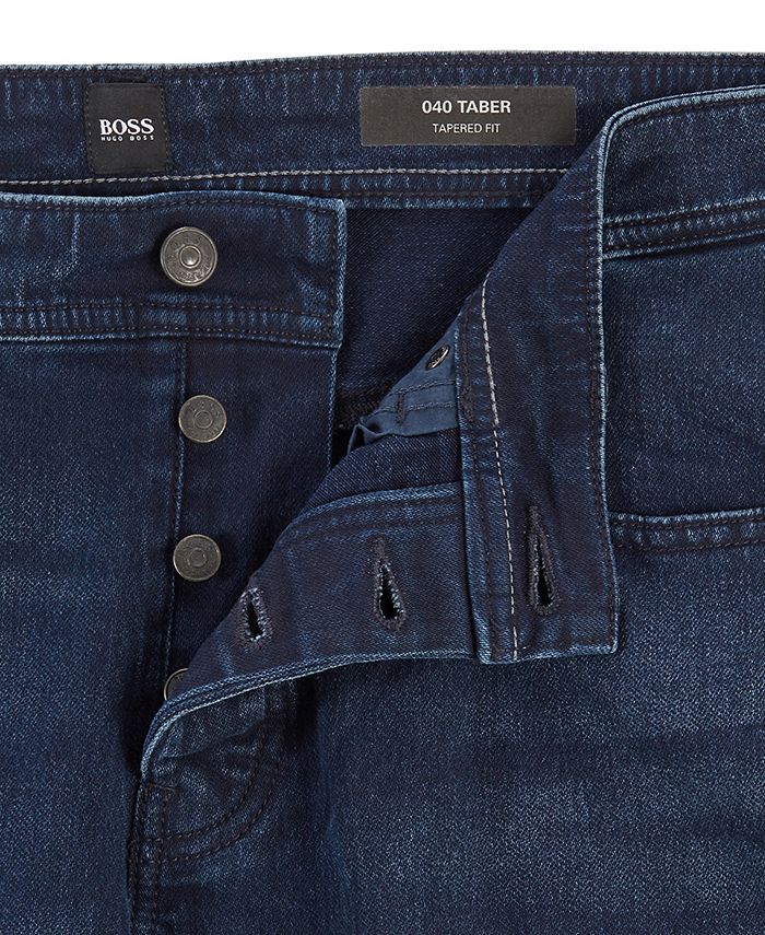 Hugo Boss BOSS Men's Taber Tapered-Fit Jeans - Macy's