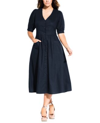 city chic midi dress