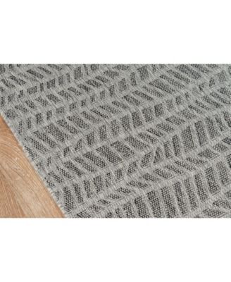 Novogratz Villa Vi-05 Gray 5'3" x 7'6" Outdoor Area Rug