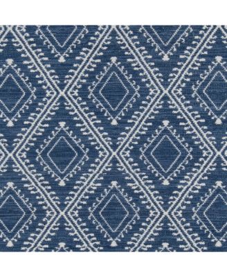 Easton Eas-1 Machine-Washable Pleasant Navy 5' x 7'6" Area Rug