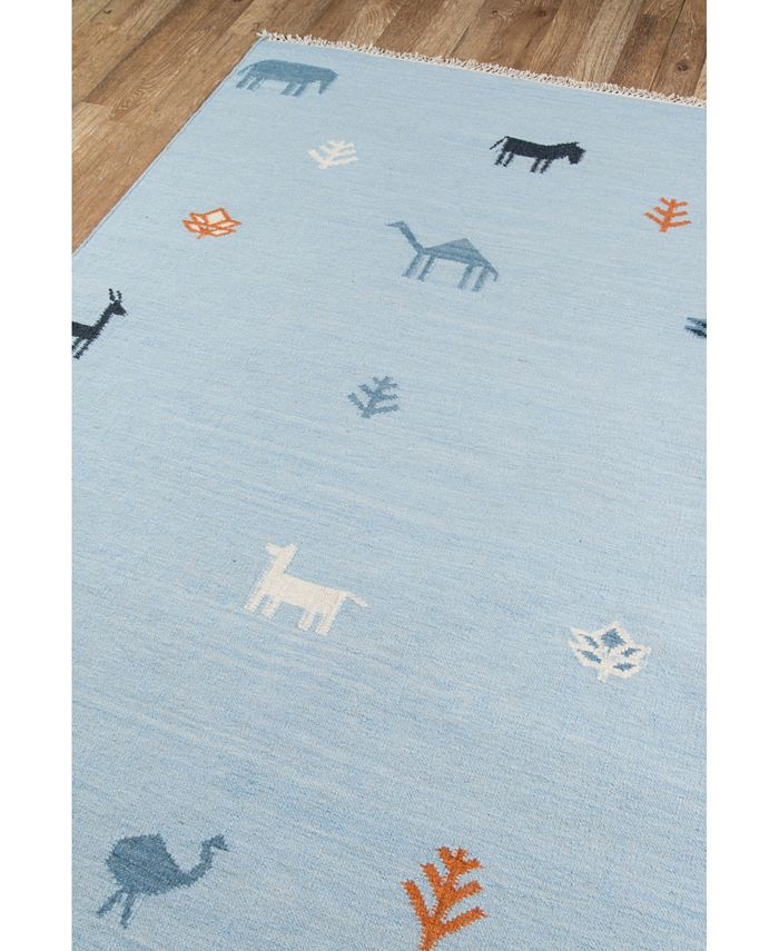 Erin Gates Thompson Tho2 Porter Blue 3'6" x 5'6" Area Rug Macy's