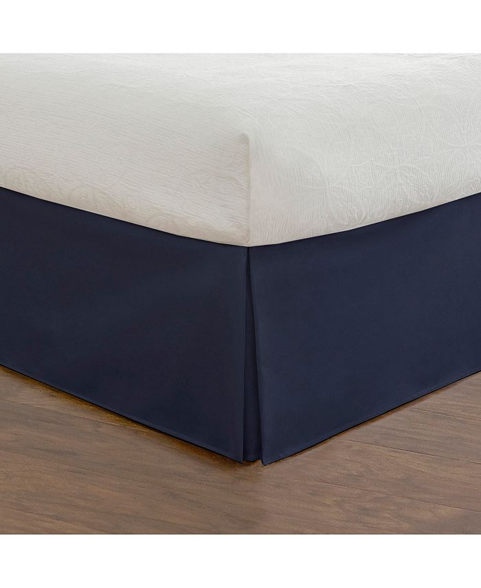 Fresh Ideas Poplin Tailored Twin Bed Skirt Macy's