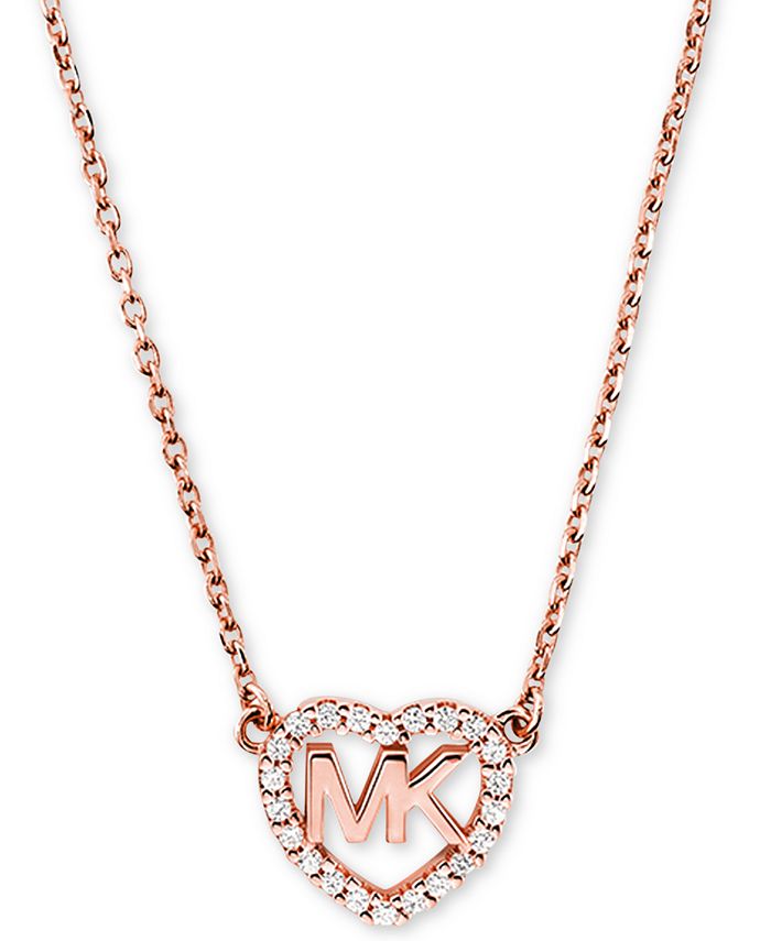 Michael kors crystal necklace on sale