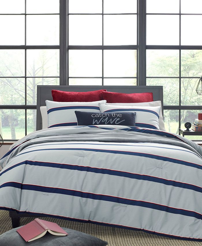 Nautica Fending Grey Comforter Sham Set, Twin/Twin XL Macy's