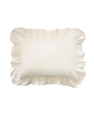 Fresh Ideas - Ruffled Poplin Pillow Standard Sham
