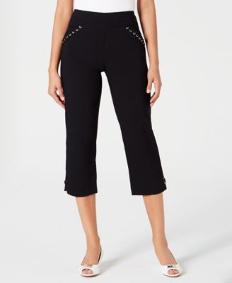 JM Collection Tummy-Control Capri Pants 