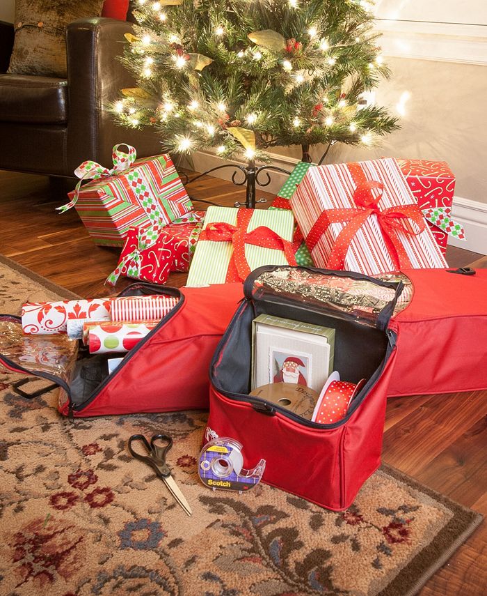 Santa's Bag Hanging Wrapping Paper Storage Bag & Reviews - Shop All ...