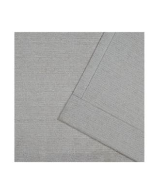 Mellow Slub Textured Hidden Tab Top 54" X 84" Curtain Panel Pair