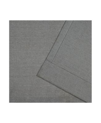 Mellow Slub Textured Hidden Tab Top 54" X 84" Curtain Panel Pair