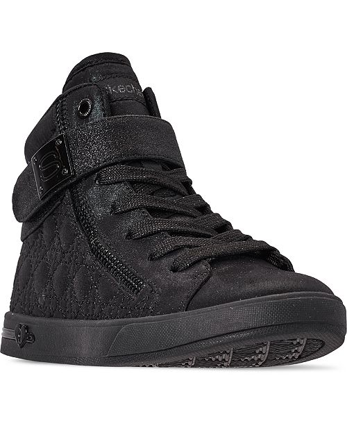 Skechers Little Girls Shoutouts High Top Casual Sneakers From