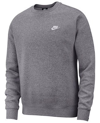 Nike Men's Club Fleece Crew Sweatshirt & Reviews - Activewear - Men ...