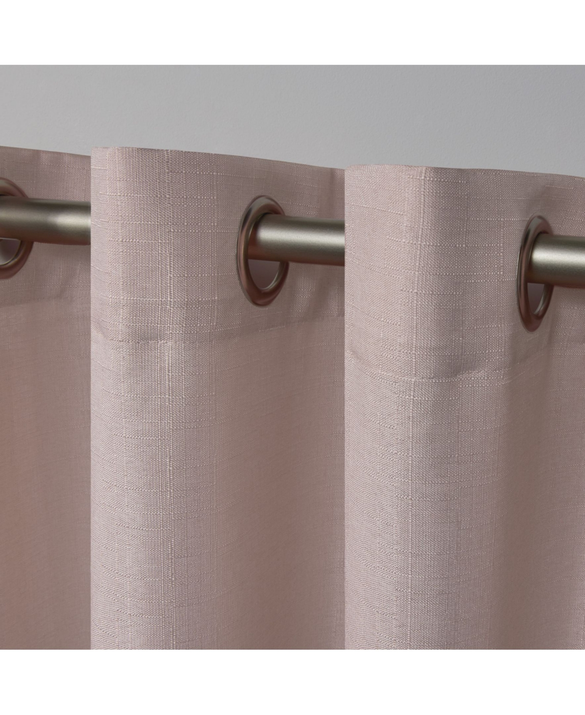 Exclusive Home Loha Linen Grommet Top Window Curtain Panel Pair