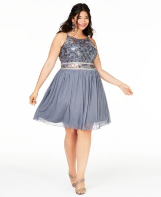 macys flare dresses