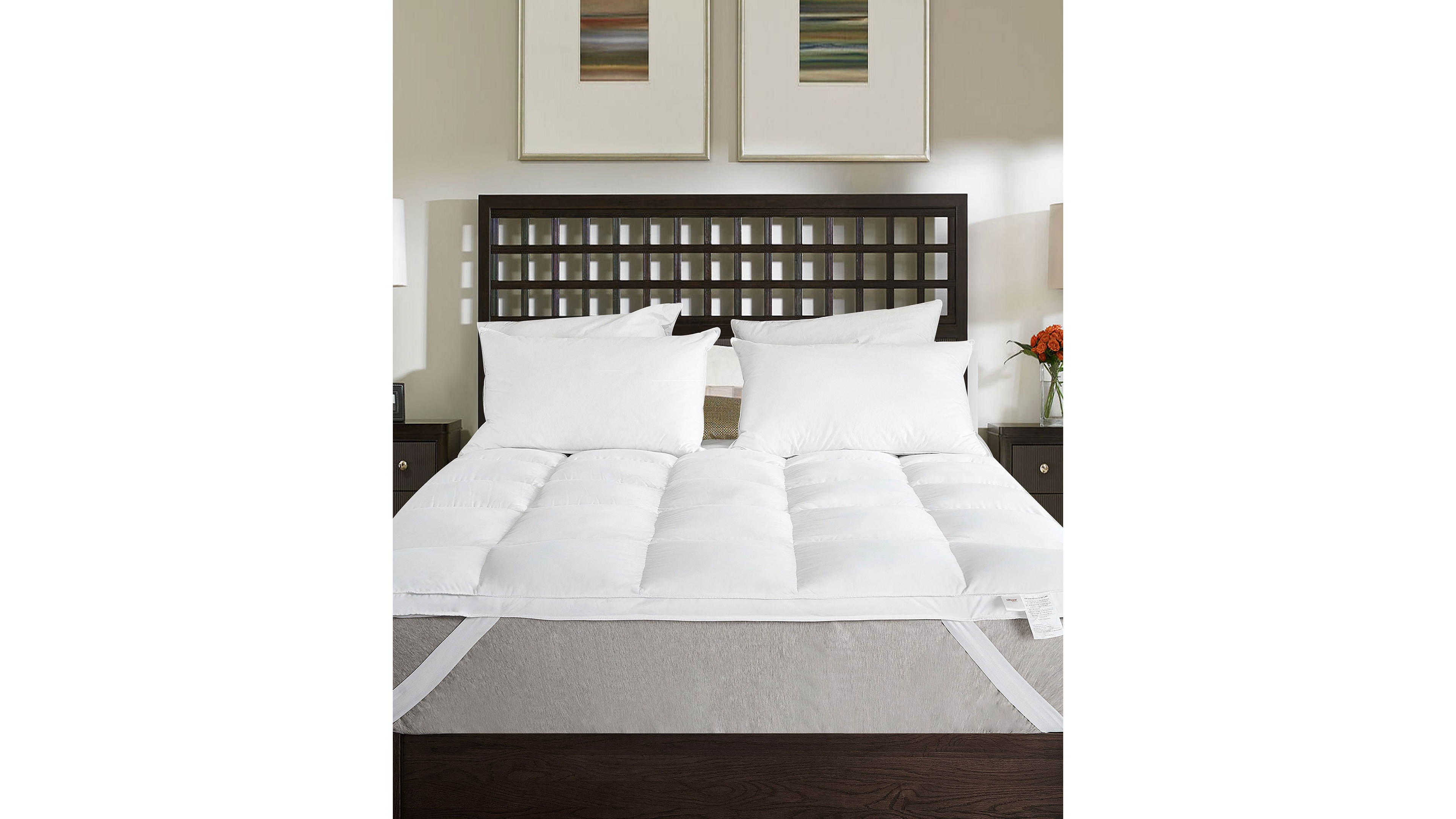 Cheer Collection Hypoallergenic Luxury Mattress Topper, King