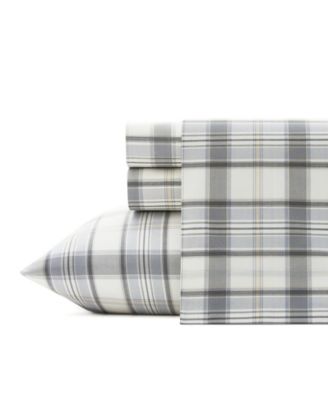 Printed 100% Cotton Percale 4-Pc. Sheet Set, Queen
