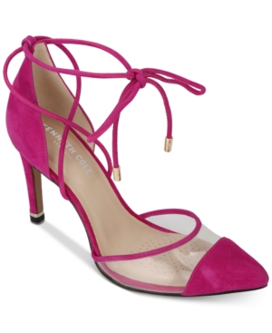 image of Kenneth Cole New York Women-s Riley 85 Vinyl Pumps Women-s Shoes