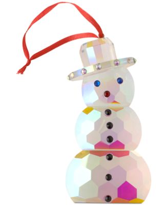Villeroy & Boch - Crystal Gems Iridescent Snowman Ornament