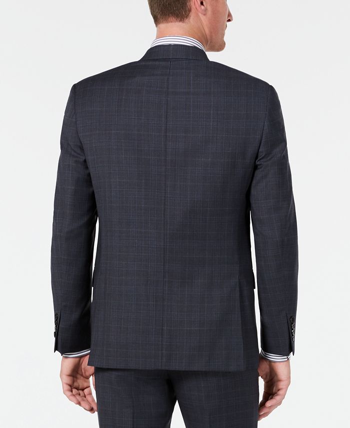 Lauren Ralph Lauren Men's ClassicFit UltraFlex Stretch Gray/Blue Plaid