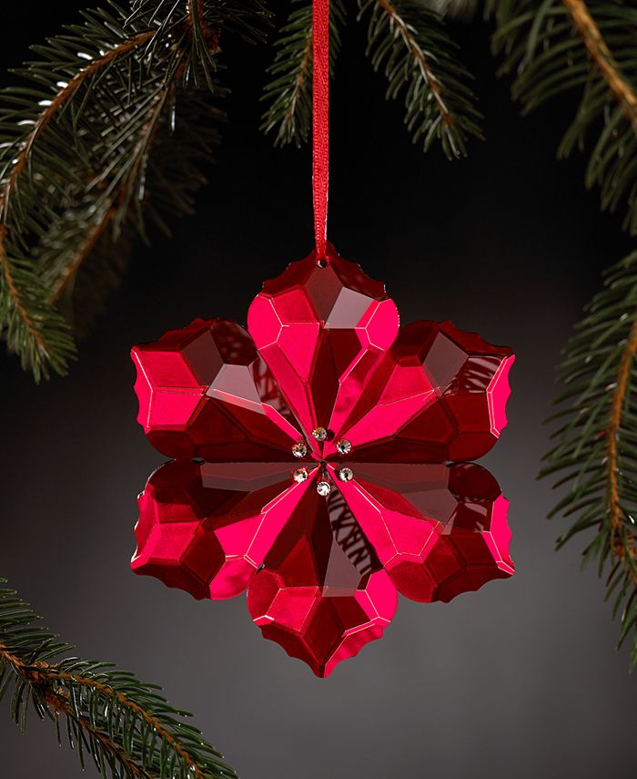 Villeroy & Boch Crystal Gems Poinsettia Ornament Macy's