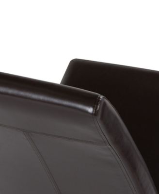 Avery Faux Leather Parson Chairs, Quick Ship (Set of 2)