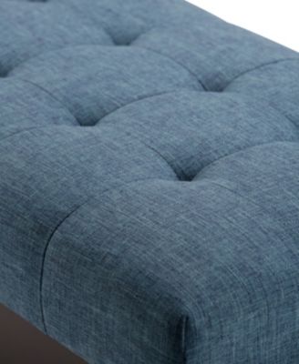 Draper Mid Century Tufted Ottoman, Direct Ship